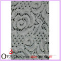 Classical White Well Designed Lace Fabric for Garments